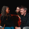 Sonia Morris as Danielle, Libby Hall as Morag and Matt Lanigan as Paul in Meeting Morag