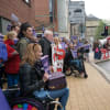 Equity General Secretary Paul W Fleming addresses the rally