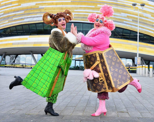 Ugly Sisters Roddy Peters and Morgan Brind