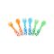 MUNCHKIN - Multi Coloured Forks & Spoons Σετ Πολύχρωμα Πιρούνια & Κουτάλια 12m+ (11454) - 6τμχ