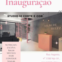 studio 10 Corte e Cor 011 972297744 SALÃO DE BELEZA
