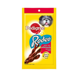 Pedigree Rodeo ขนม สำหรับสุนัข รสเนื้อและตับ 90 g