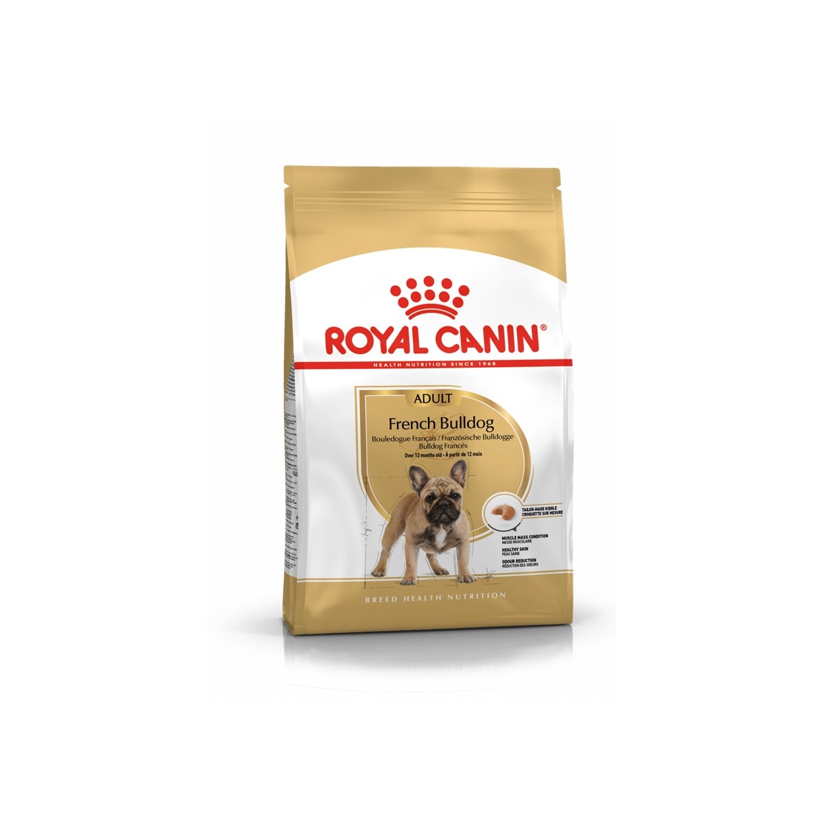 Royal Canin โรยัล คานิน อาหารสุนัขแบบเม็ด สำหรับสุนัขโตสายพันธุ์เฟรนช์ บูลด็อก
