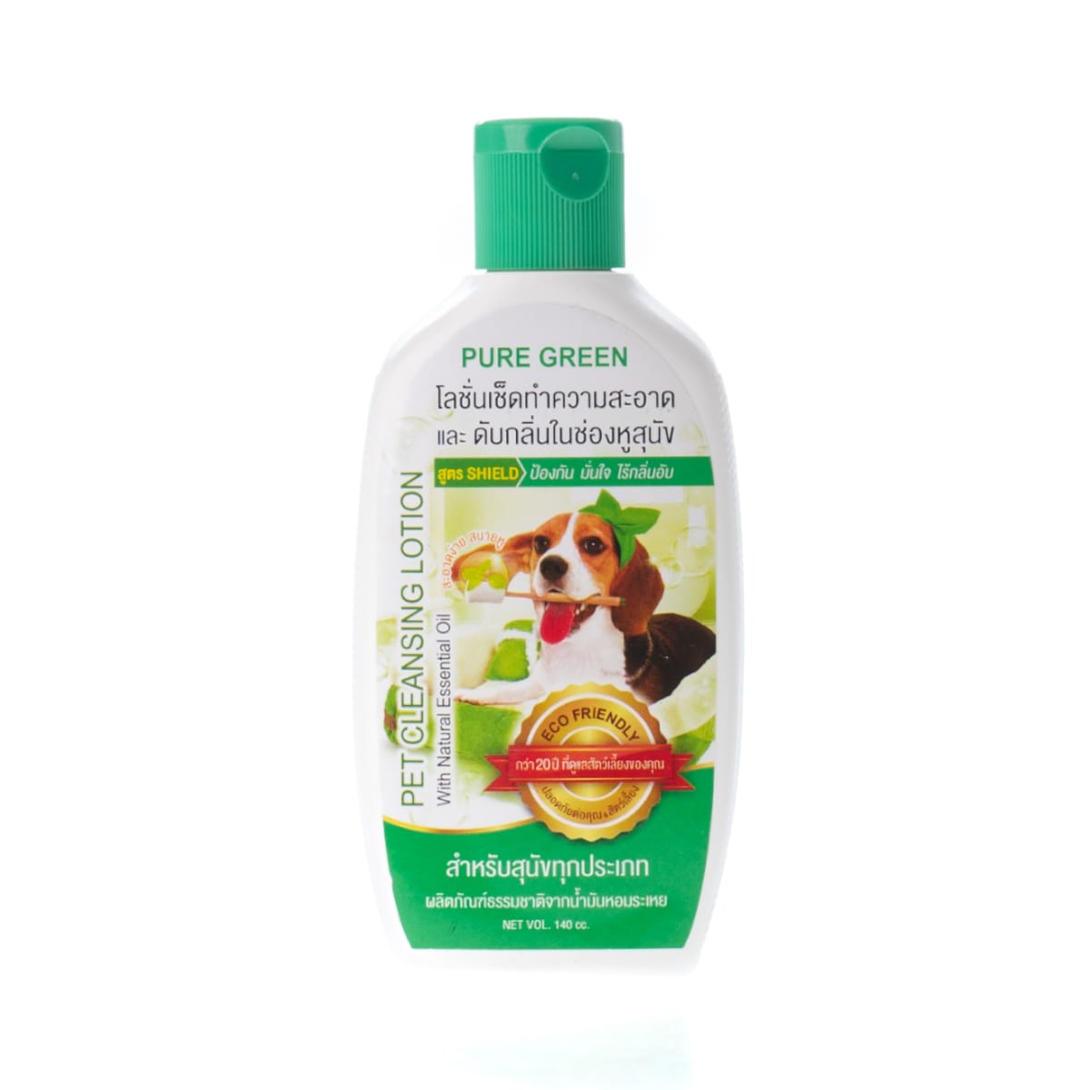 Pure Green เพียวกรีน โลชั่นเช็ดหูสุนัข 140 ml