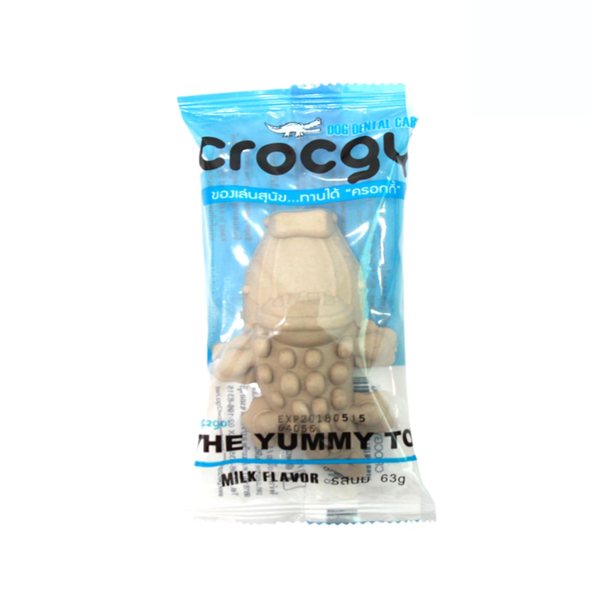 Crocgy คร๊อคกี้ ขนมขัดฟัน สำหรับสุนัขพันธุ์ใหญ่ รสนม 63 g_3