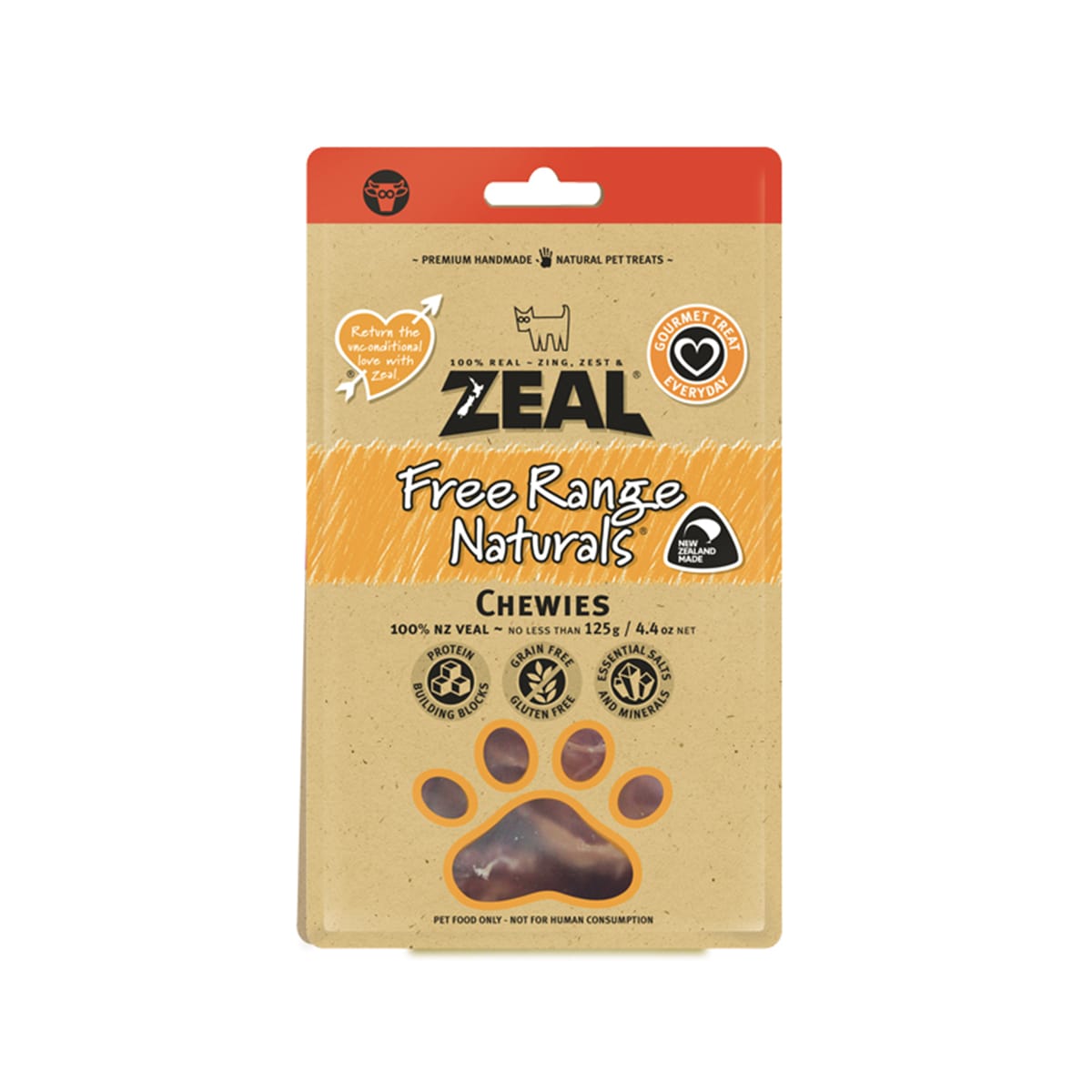 Zeal ซีล เอ็นเนื้อลูกวัวซีแลนด์ สำหรับสุนัข 125 g_1