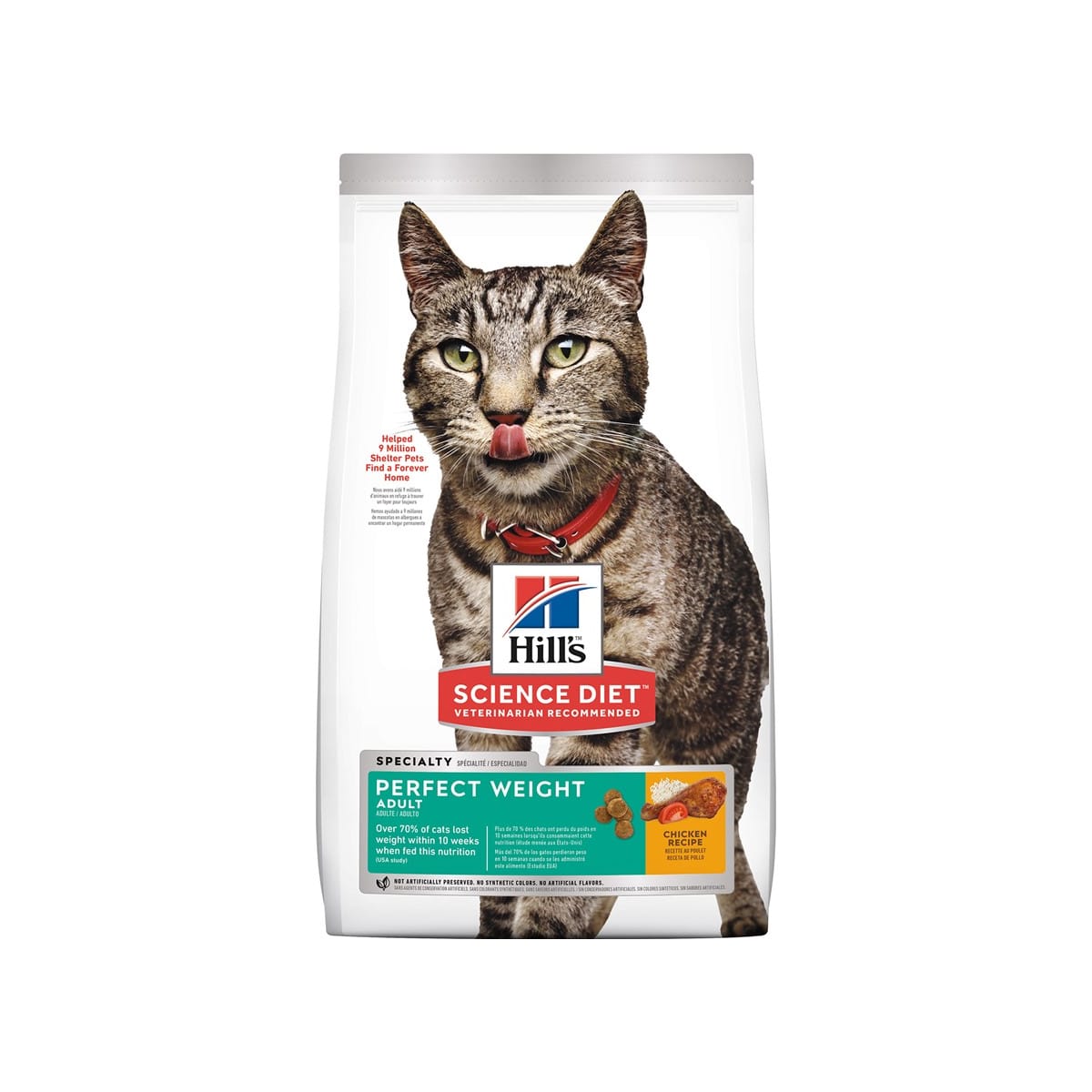 Hill's ฮิลส์ อาหารเม็ด สำหรับแมวโต สูตรควบคุมน้ำหนัก 1.36 kg_1