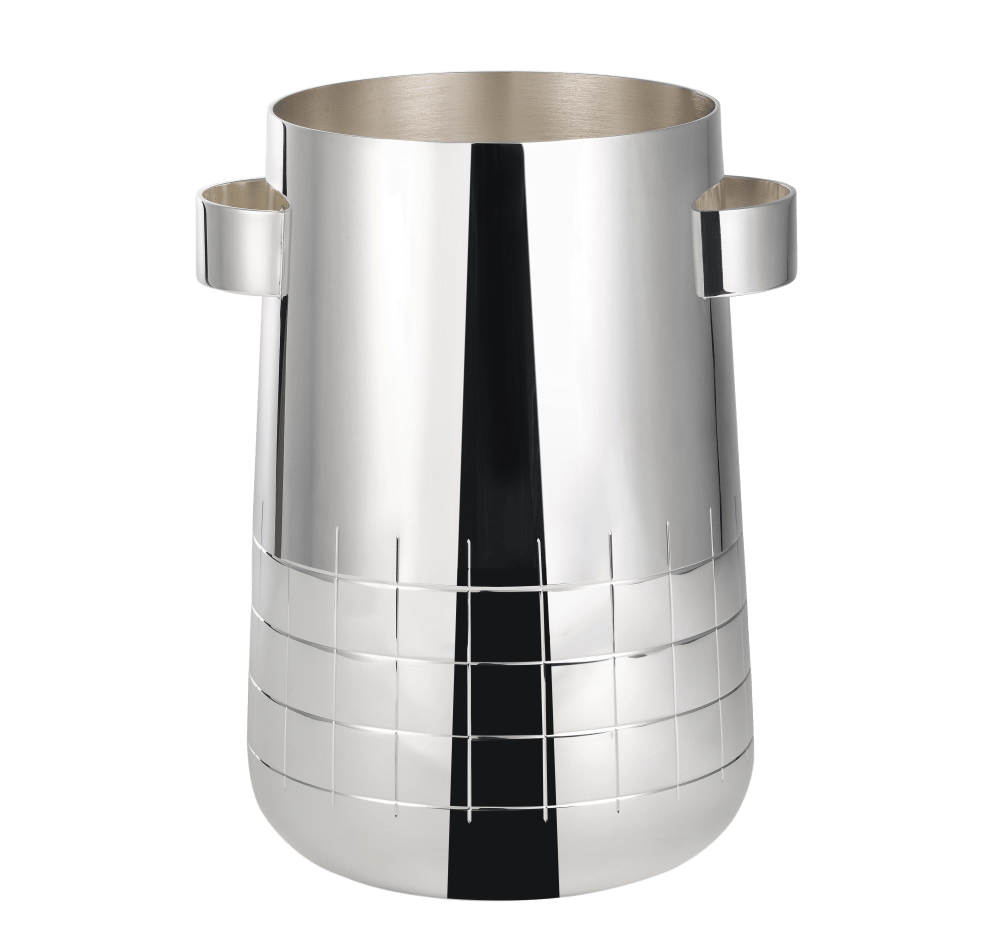Silver Plated Wine Cooler Graphik Christofle