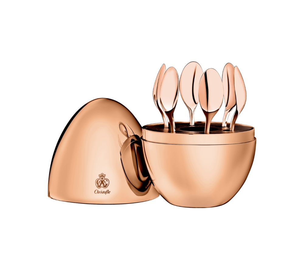 Espresso Spoons Set Of 6 Mood Coffee Precious Silver Plated