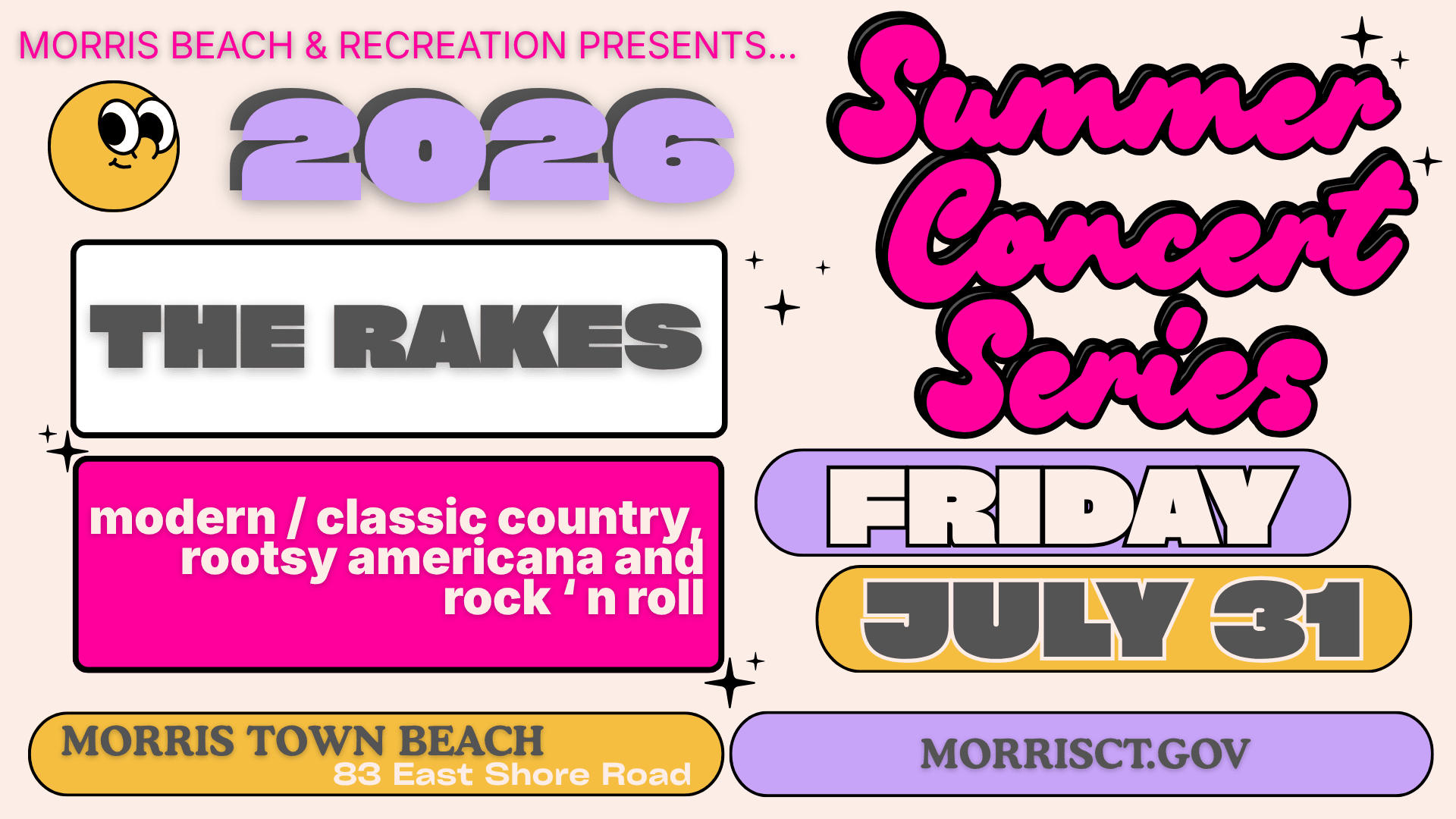 Summer Concert Series:  The Rakes!
