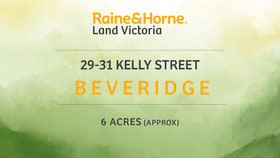 Development / Land commercial property for sale at 29-31 Kelly Street Beveridge VIC 3753