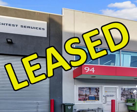 Showrooms / Bulky Goods commercial property leased at 94 McClure Road Kensington VIC 3031