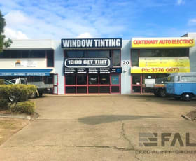 Showrooms / Bulky Goods commercial property leased at Unit  1/20 Spine Street Sumner QLD 4074