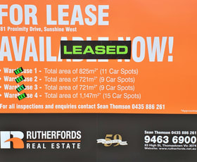 Factory, Warehouse & Industrial commercial property leased at 181 Proximity Drive Sunshine West VIC 3020
