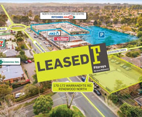 Medical / Consulting commercial property leased at 170-172 Warrandyte Road Ringwood VIC 3134