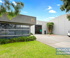 Factory, Warehouse & Industrial commercial property leased at 15 Phoenix Court Braeside VIC 3195