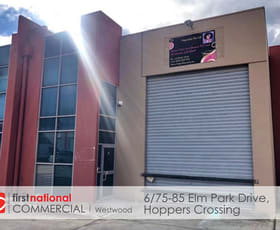 Factory, Warehouse & Industrial commercial property leased at 6/75-85 Elm Park Drive Hoppers Crossing VIC 3029