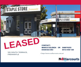 Offices commercial property leased at 105 South Terrace Fremantle WA 6160