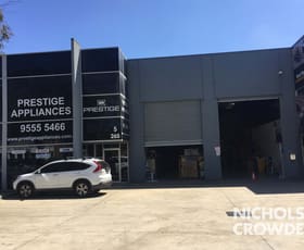 Factory, Warehouse & Industrial commercial property leased at 5/265 Wickham Road Moorabbin VIC 3189