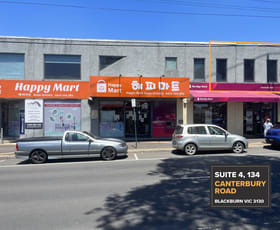 Offices commercial property leased at 4/134 Canterbury Road Blackburn VIC 3130