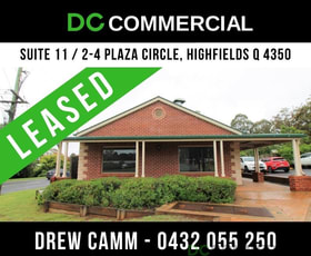 Shop & Retail commercial property leased at 11/2-4 Plaza Circle Highfields QLD 4352