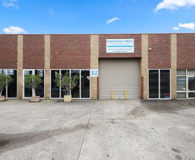 Factory, Warehouse & Industrial commercial property leased at 12 Treforest Drive Clayton VIC 3168