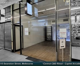 Shop & Retail commercial property leased at Shop 5/115 Swanston Street Melbourne VIC 3000