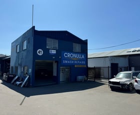 Factory, Warehouse & Industrial commercial property for lease at 41a Captain Cook Drive Caringbah NSW 2229