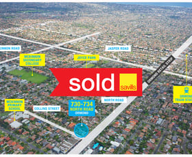 Development / Land commercial property sold at 730-734 North Road Ormond VIC 3204