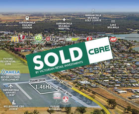 Shop & Retail commercial property sold at BUNNINGS WAREHOUSE YARRAWONGA/Corner Murray Valley Highway and Frank Drive Yarrawonga VIC 3730