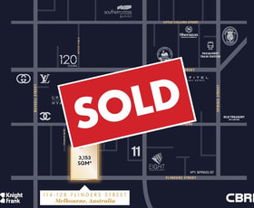 Development / Land commercial property sold at 114-128 Flinders Street Melbourne VIC 3000