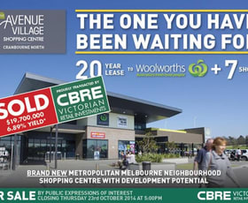 Shop & Retail commercial property sold at Corner Thompsons Road & William Thwaites Blvd Cranbourne North VIC 3977