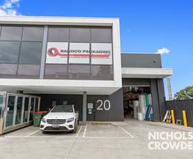 Factory, Warehouse & Industrial commercial property sold at 20/337 Bay Road Cheltenham VIC 3192