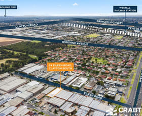 Factory, Warehouse & Industrial commercial property leased at 24 Eileen Road Clayton South VIC 3169