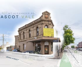 Medical / Consulting commercial property sold at 407 Mt Alexander Rd (Corner Of Bank Street) Ascot Vale VIC 3032