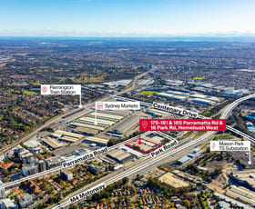 Development / Land commercial property sold at 179-181 & 185 Parramatta Road & 16 Park Road Homebush West NSW 2140