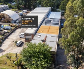 Factory, Warehouse & Industrial commercial property sold at 2/17 Clancys Road Mount Evelyn VIC 3796