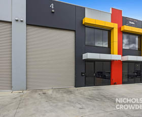 Factory, Warehouse & Industrial commercial property sold at 4/20 Carbine Way Mornington VIC 3931