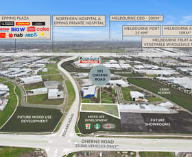 Development / Land commercial property sold at 181 Oherns Road Epping VIC 3076