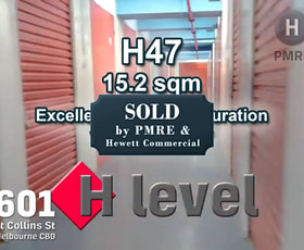 Other commercial property sold at H47/601 Little Collins Street Melbourne VIC 3000