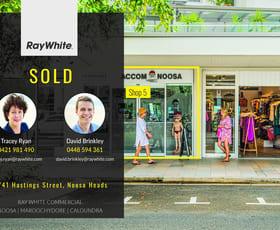 Shop & Retail commercial property sold at Shop 5/41 Hastings Street Noosa Heads QLD 4567