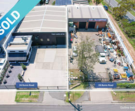 Factory, Warehouse & Industrial commercial property sold at 26 & 28 Burns Road Heathcote NSW 2233