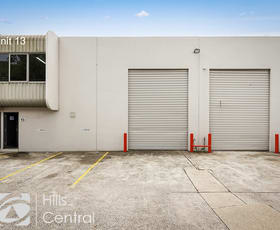 Factory, Warehouse & Industrial commercial property sold at 11 & 13/7 Packard Avenue Castle Hill NSW 2154