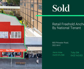 Shop & Retail commercial property sold at 683 Pittwater Road Dee Why NSW 2099