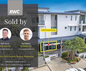 Offices commercial property sold at Shop 6/201 Gympie Terrace Noosaville QLD 4566