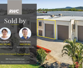 Factory, Warehouse & Industrial commercial property sold at 2/55 Link Crescent Coolum Beach QLD 4573