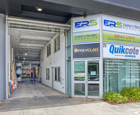 Factory, Warehouse & Industrial commercial property for lease at 20/21 Eugene Tce Ringwood VIC 3134