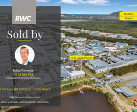 Factory, Warehouse & Industrial commercial property sold at Unit 5/56 Lysaght Street Coolum Beach QLD 4573