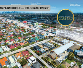 Development / Land commercial property for sale at High Street Preston Super Site, 496-516 High St & 30 Youngman St Preston VIC 3072
