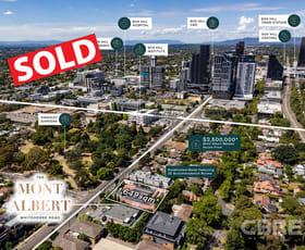 Development / Land commercial property sold at 768 Whitehorse Road Mont Albert VIC 3127
